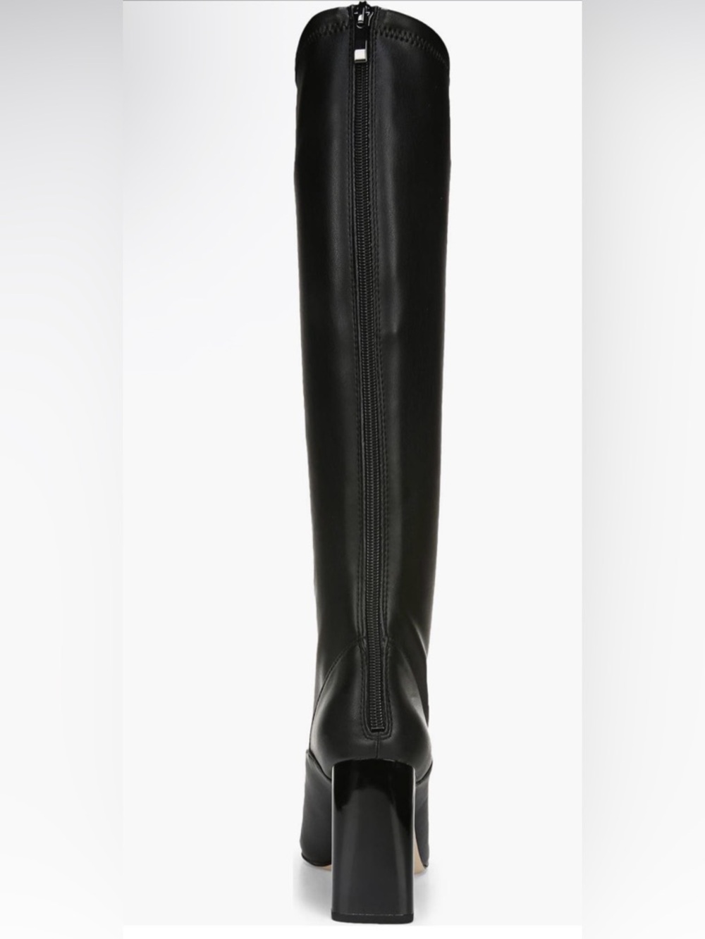 Franco Sarto Katherine Knee High Block Heel Boots, black leather - Picture 5 of 9